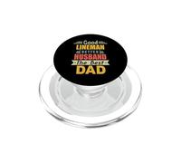 Good Lineman Better Husband The Best Dad for Fathers Day PopSockets PopGrip pour MagSafe