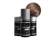Good Looking-1 Spray + 2 Powders-Brown - Poudre Cheveux - Densificateur De Cheveux - Fibres Capillaires Densifiantes - 4 Coloris