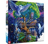 Good Loot Imagination : Roch Urbaniak Owl Island - Puzzle 1000 Pièces - Collection de Puzzle Artisanales - Effet de Toile - pour Adultes et Enfants 12+ - 68,3 x 48 cm