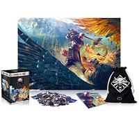 Good Loot The Witcher 3 : Wild Hunt Gryffin Fight - 1000 pièces - pour Adultes et Enfants à partir de 14 Ans - 68 x 48 cm Affiche de Puzzle pour Jeux et Sac de Transport - Marchandises The Witcher