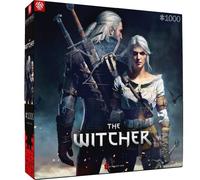 Good Loot | The Witcher Geralt et Ciri | Puzzle de Jeu | 1000 pièces | 68x48 cm