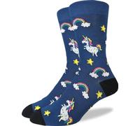 Good Luck Chaussette pour homme Extra Large licornes Chaussettes Taille de chaussure - 13-17, Big & Tall