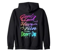Good Luck Have Fun Don't Die, Design Gamer Graffiti, GLHF Sweat à Capuche