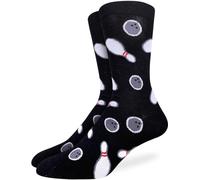 Good Luck Sock Chaussettes de bowling pour homme Noir Pointure 40-47