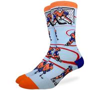 Good Luck Sock Chaussettes de hockey pour homme Orange/bleu Pointure 40-47