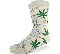Good Luck Sock Chaussettes pour homme Motif marijuana Vert Taille 42-44