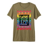 Good Luck Trolls Love for All Rainbow T-Shirt Haut de Gamme