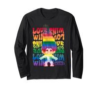 Good Luck Trolls Love Wins Rainbow Manche Longue
