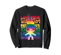 Good Luck Trolls Love Wins Rainbow Sweatshirt