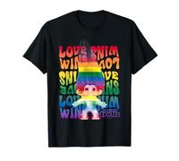 Good Luck Trolls Love Wins Rainbow T-Shirt
