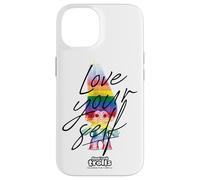 Good Luck Trolls Love Your Self Rainbow Coque pour iPhone 14