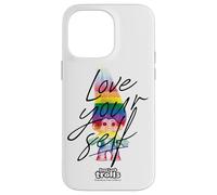Good Luck Trolls Love Your Self Rainbow Coque pour iPhone 14 Pro Max