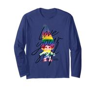 Good Luck Trolls Love Your Self Rainbow Manche Longue