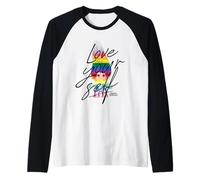 Good Luck Trolls Love Your Self Rainbow Manche Raglan