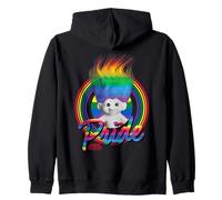 Good Luck Trolls Rainbow Hair Sweat à Capuche