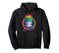 Good Luck Trolls Rainbow Hair Sweat à Capuche