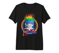 Good Luck Trolls Rainbow Hair T-Shirt Haut de Gamme