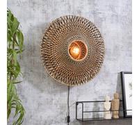 Good & Mojo Bali Applique murale E27, BALI/W/6015/BN,