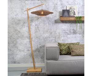 Good & Mojo Bali Lampadaire E27, BALI/F/AD/N/6015/BN,