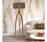 Good & Mojo Java Lampadaire à 3 pieds, E27, JAVA/F/AP/N/5022/BN,