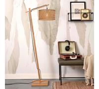 Good & Mojo Java Lampadaire avec bras, E27, JAVA/FS/AD/N/3218/N,