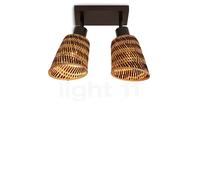 Good & Mojo Java Plafonnier 2-flammig noir - naturel/noir