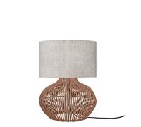 Good & Mojo Kalahari Lampe de table naturel/lin brillant - 32 cm