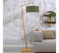 Good & Mojo Lampadaire sur pied Andes, bois clair, Salon / Salle à manger, Bambou, Design, Lampadaire