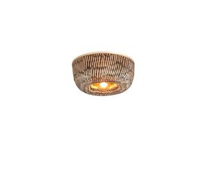 Good&Mojo Plafonnier Barbade - Naturel - Diamètre : 35 cm - Rond - Bambou