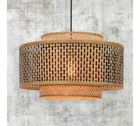 Good & Mojo Suspension luminaire Bhutan, dimmable, bois clair, Salon / Salle à manger, Bambou, Design, Suspension