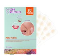 Good Molecules Lot de 60 patchs hydrocolloïdes ultra-fins pour dissimuler les points blancs, les points noirs et les imperfections, cibler l'ance et les impuretés - Soin de la peau pour le visage avec
