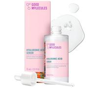 Good Molecules Sérum à l'acide hyaluronique 75 ml - Hydration profonde pour peaux sèches, formule non grasse pour hydrater, prononcer, fermeté et lisse pour les peaux jeunes, 10 % HA à base d'eau
