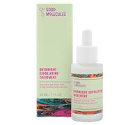 Good Molecules Traitement exfoliant de nuit - Exfoliant pour le visage avec AHA pour le teint et la texture - Minimiseur de pores, soins de la peau pour le visage avec acide salicylique