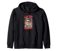 Good Moms Say Bad Words Funny Squelette Mom Sweat à Capuche