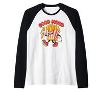 Good Mood, Funny Food, Fast Food Finger Chips, French Fries Manche Raglan