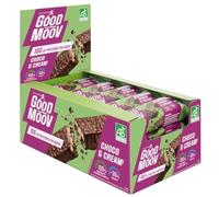 GOOD MOOV - Barre Protéinée Choco & Cream Bio 46g - Lot carton de 20 barres