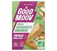 GOOD MOOV - Pâte Cacahuète Amande Bio x5 Sachets Individuels - Lot de 3 paquets