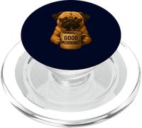 Good Morning? Adorable Chien avec caféine PopSockets PopGrip pour MagSafe