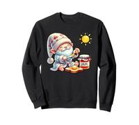 Good Morning Gnome With Jam Jar For Teacher Summer Break Sweatshirt