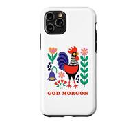 Good Morning Rooster Folk Art Ferme scandinave Coque pour iPhone 11 Pro
