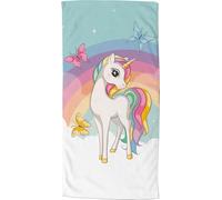 Good Morning! Serviette de plage Dash Licorne 75 x 150 cm