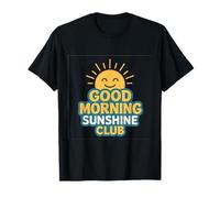 Good Morning Sunshine Club Sunrise Graphic Good Vibes T-Shirt