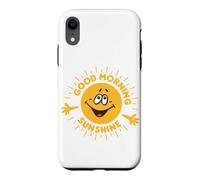 Good Morning Sunshine Cute Smiling Sun Hug Back to School Coque pour iPhone XR