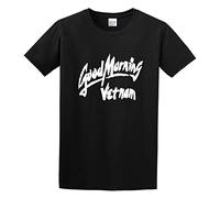 Good Morning Vietnam Funny Robin Williams DVD Gift Present Mens T-Shirt Black Tees Unisex Shirt XXL