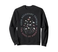 Good Necessary Trouble Subtil Protest pour Les Femmes Sweatshirt