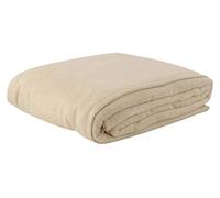 Good Night Cotto Couverture en Coton Ivoire 180 x 220 cm