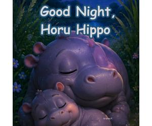 Good Night, Horu Hippo: A Heartwarming Bedtime Story About a Curious Little Hippo, His Loving Mama, Moonlit Adventures, Twinkling Stars, Gentle Nature, and Sweet Dreams for Children Ages 3-7
