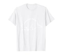 Good Night Love Motivation - Chemise Douillette Love Dino T-Shirt, Homme, Blanc, 4XL