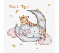 Good Night Lucas Kit de broderie au point de croix