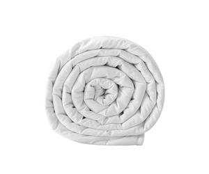 Good Nite Couette d'été Blanche pour lit Double 4,5 tog en Polyester, Douce, légère et Lavable en Machine avec Attaches de Coin (lit Double, 200 x 200 cm)
